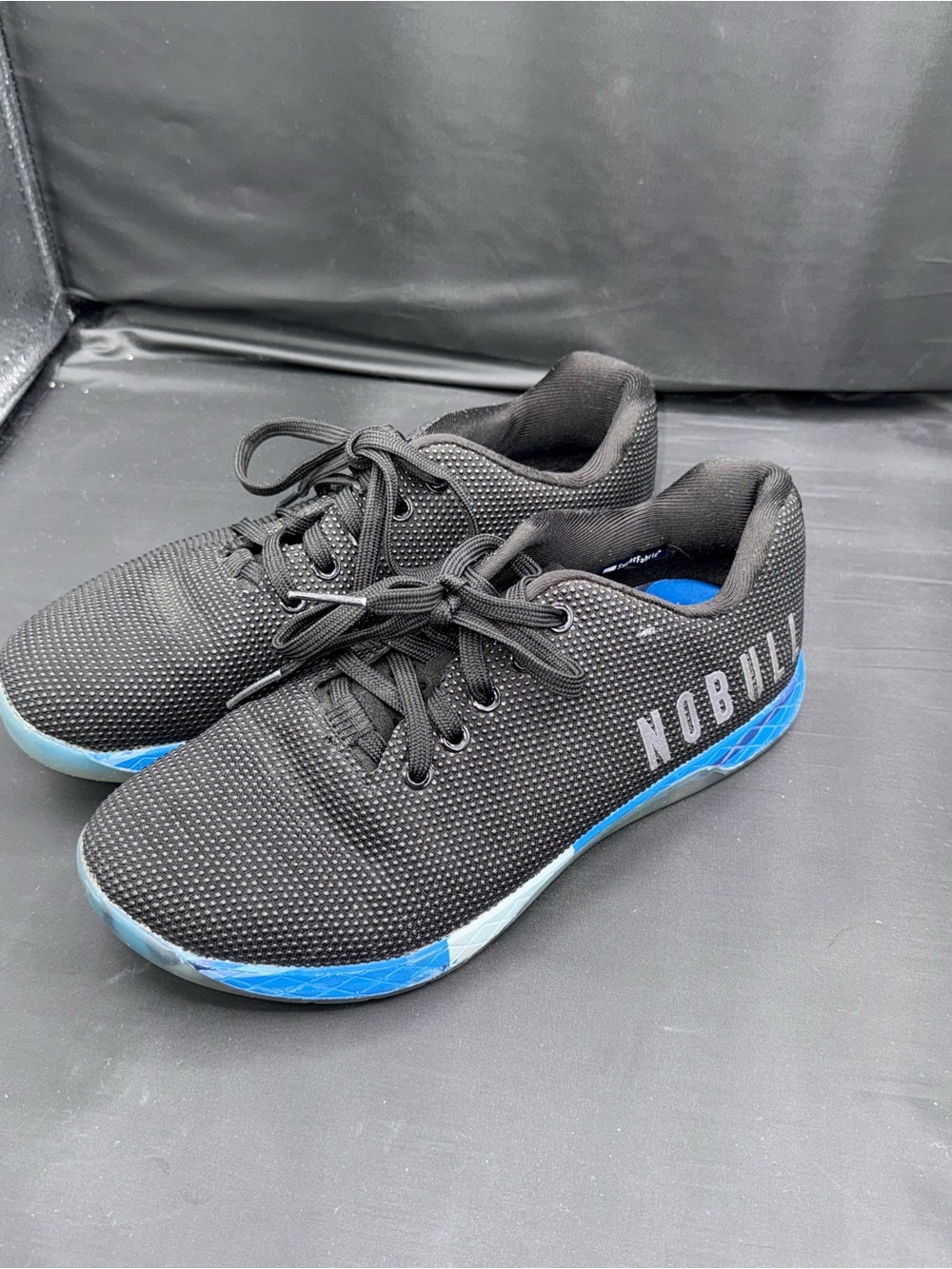 NOBULL Trainer Black Blue CrossFit Gym Training Shoes Athleisure Women’s 9.5 - Picture 3 of 8